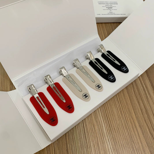 C 25 Limited Edition Birthday Gift Duckbill Hair Clips Set of 6