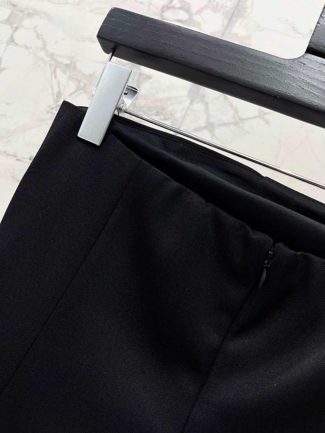 BA 25 new grain wool pearl single-breasted tube top dress