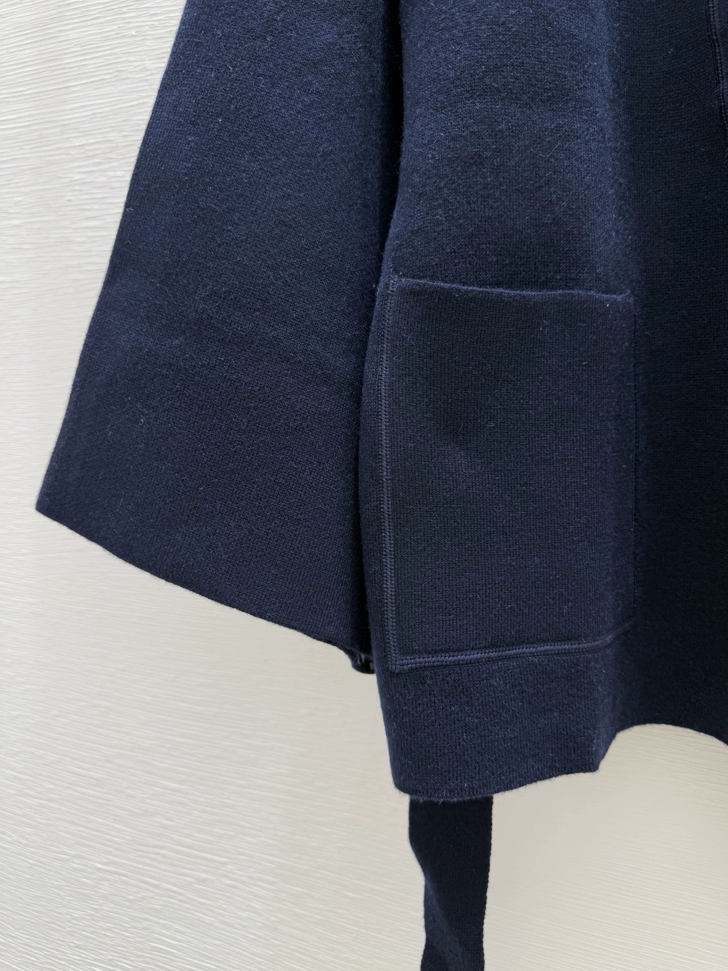 D 25 new classic old flower bathrobe style double-sided strap knitted jacket
