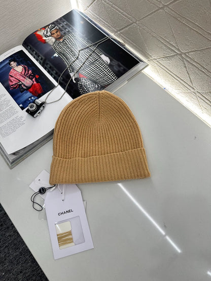 C 25 Logo Cashmere Knit Beanie