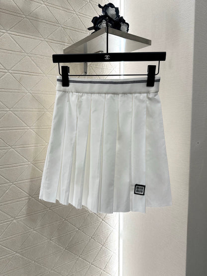 2025 Early Autumn New Arrival Short Shirt Pleated Short Skirt Suit