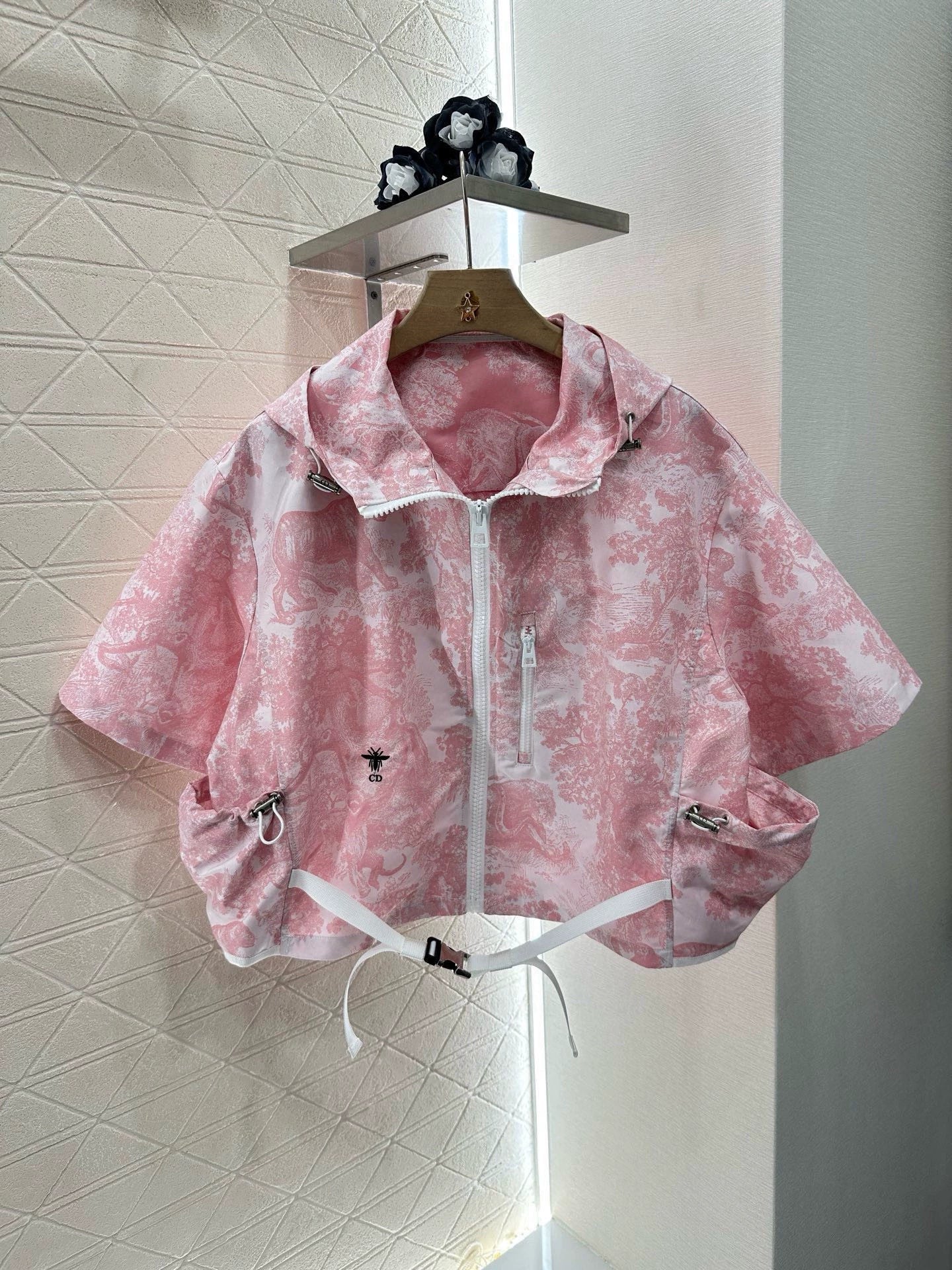 D 25 Jacquard short-sleeved jacket
