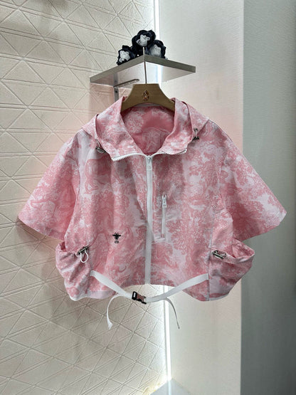 D 25 Jacquard short-sleeved jacket