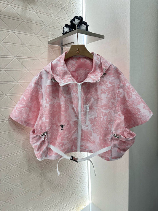D 25 Jacquard short-sleeved jacket