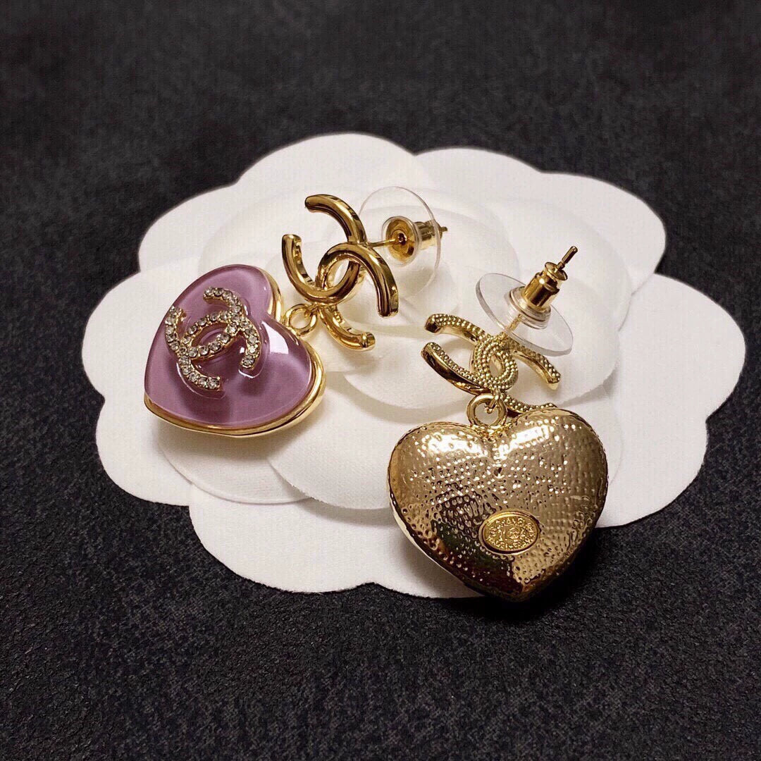 C 25 Amethyst Love Earrings