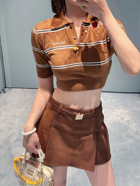 D 25 Star knitted short-sleeved to