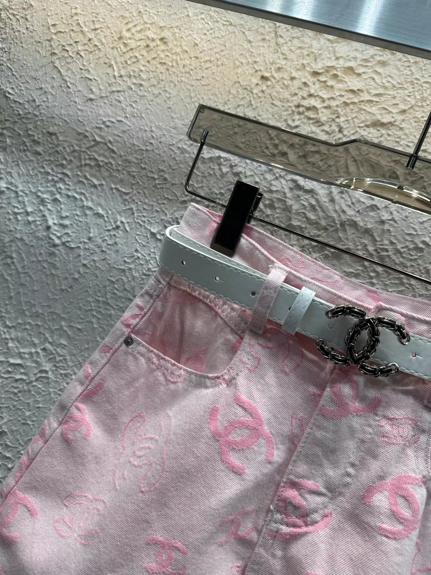 C 25 Summer New Denim Half Skirt with Lining