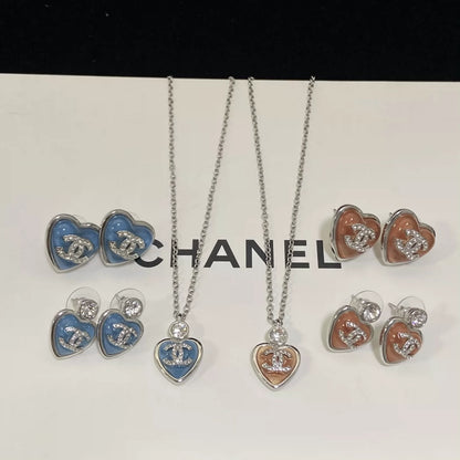 C 25 Love Glass Set Necklace