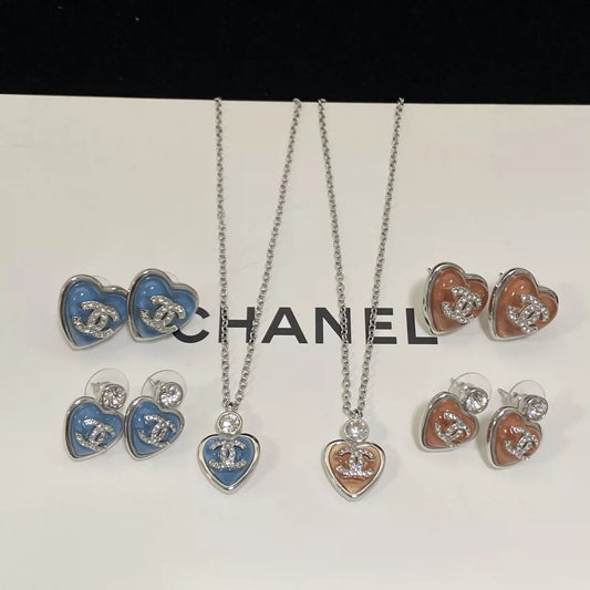 C 25 Love Glass Set Necklace