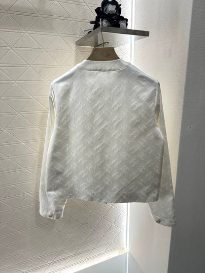 C 25 Silk cotton jacquard small jacket