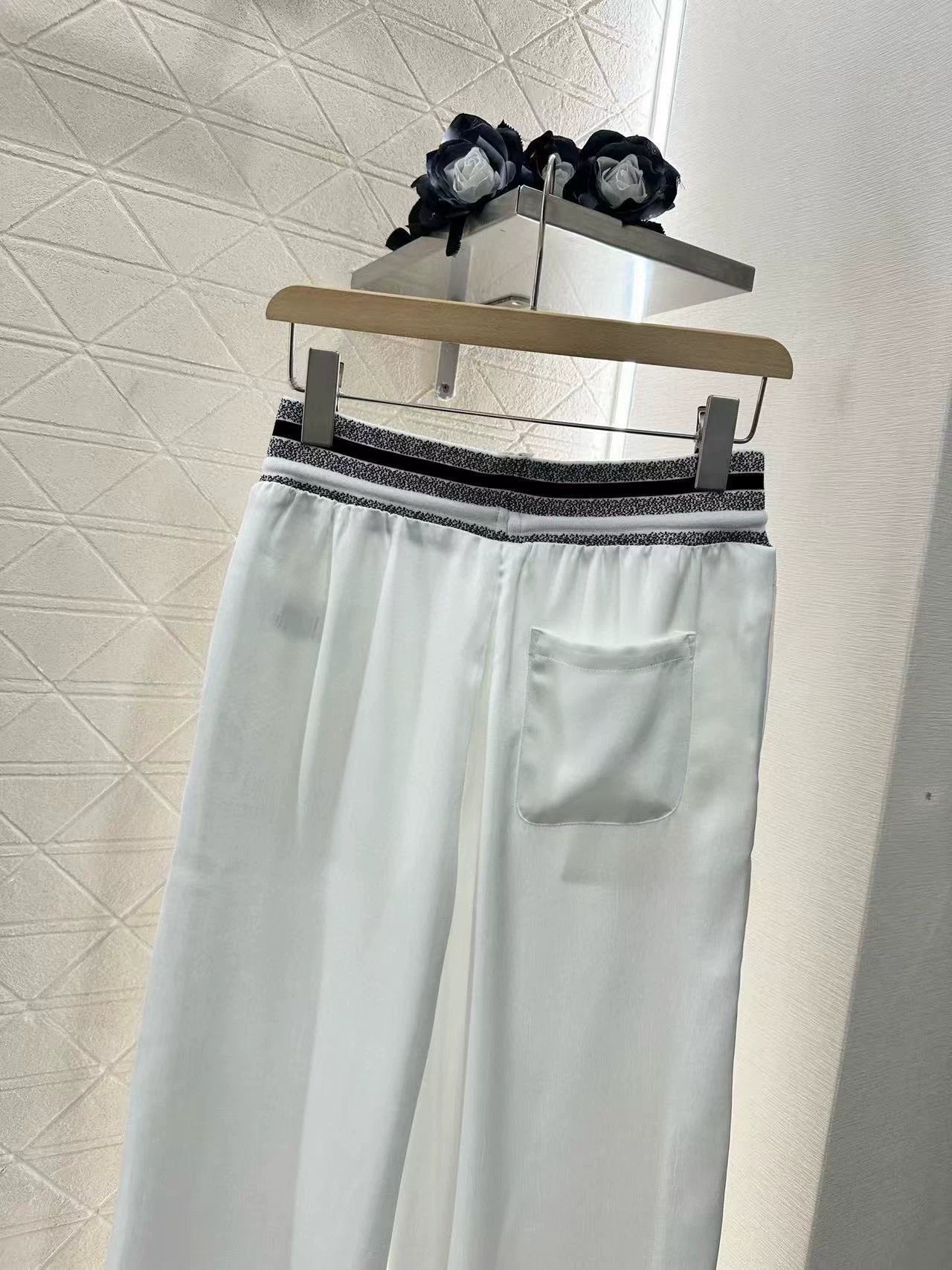 D 2025 new product Drawstring webbing trousers