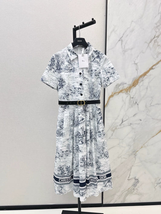 D 25 Spring/Summer Latest Printed Pattern Dresses