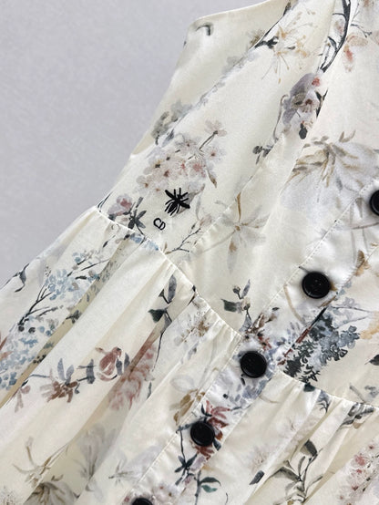 D 25 Spring and Summer New Printed Halter Dresses