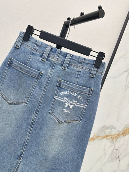 D 25 Spring/Summer Latest Denim Half Skirt (S-XXL)