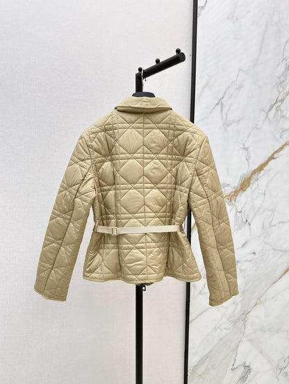 D 25fw Embroidered logo padded jacket