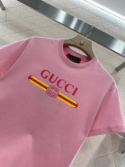 G 25 Summer New Printed Round Neck Short Sleeve T-Shirt