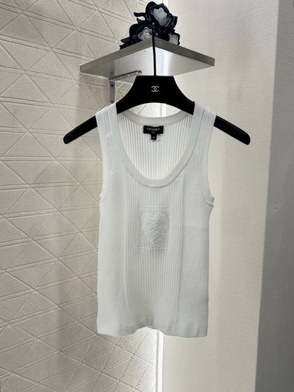 C 25 autumn and winter new product heart logo intarsia knitted vest