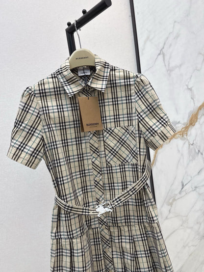 Bu Spring/Summer 25 New Classic Plaid Dresses