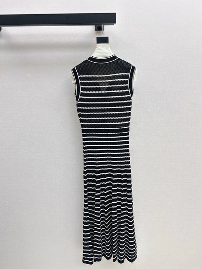 SA 25 Early Fall Latest Knit Long Sleeveless Dresses
