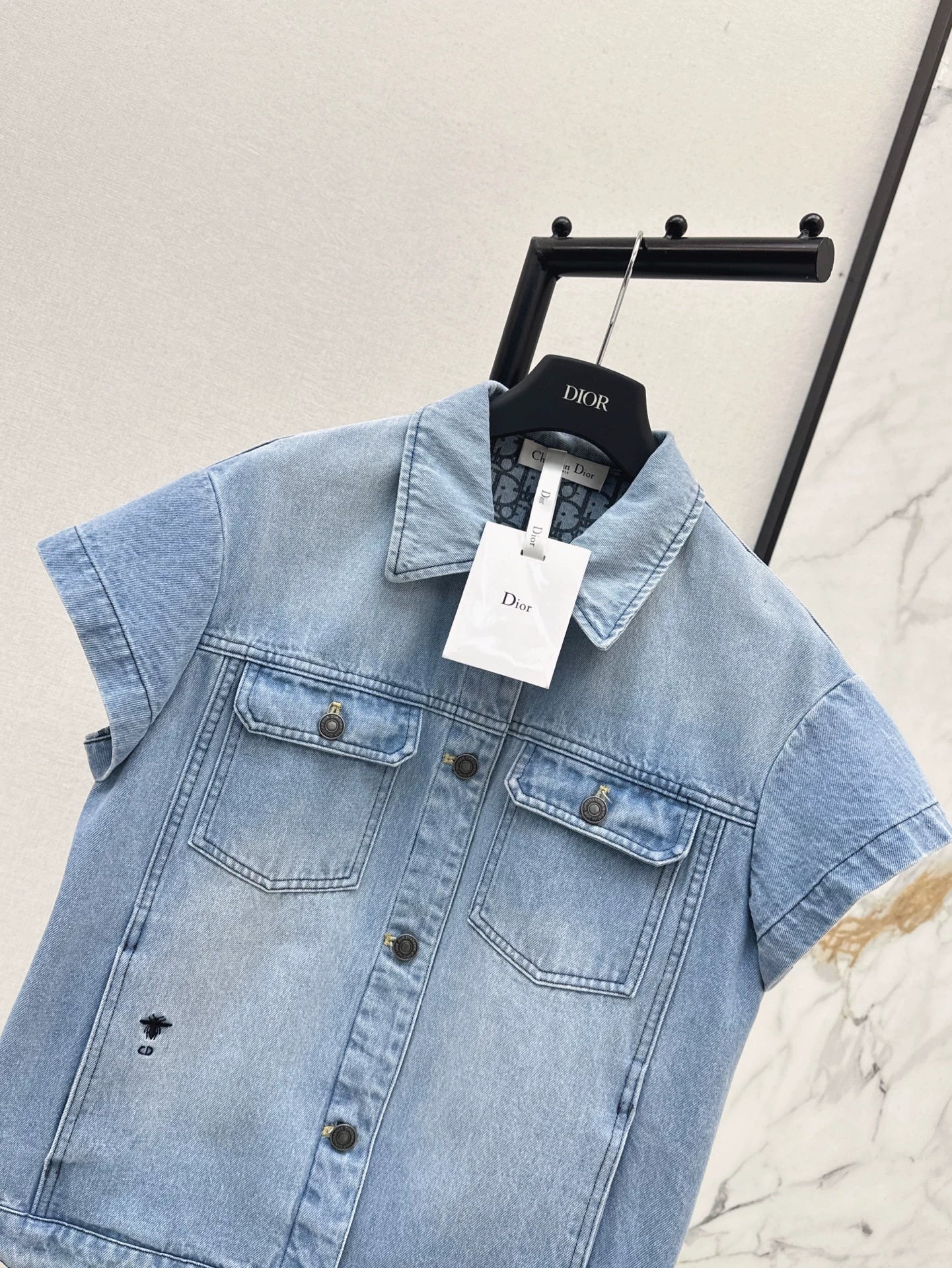 D 25 spring and summer new cowboy short-sleeved jacket