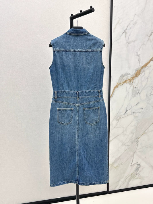 P 25 Spring/Summer New Sleeveless Denim Dresses