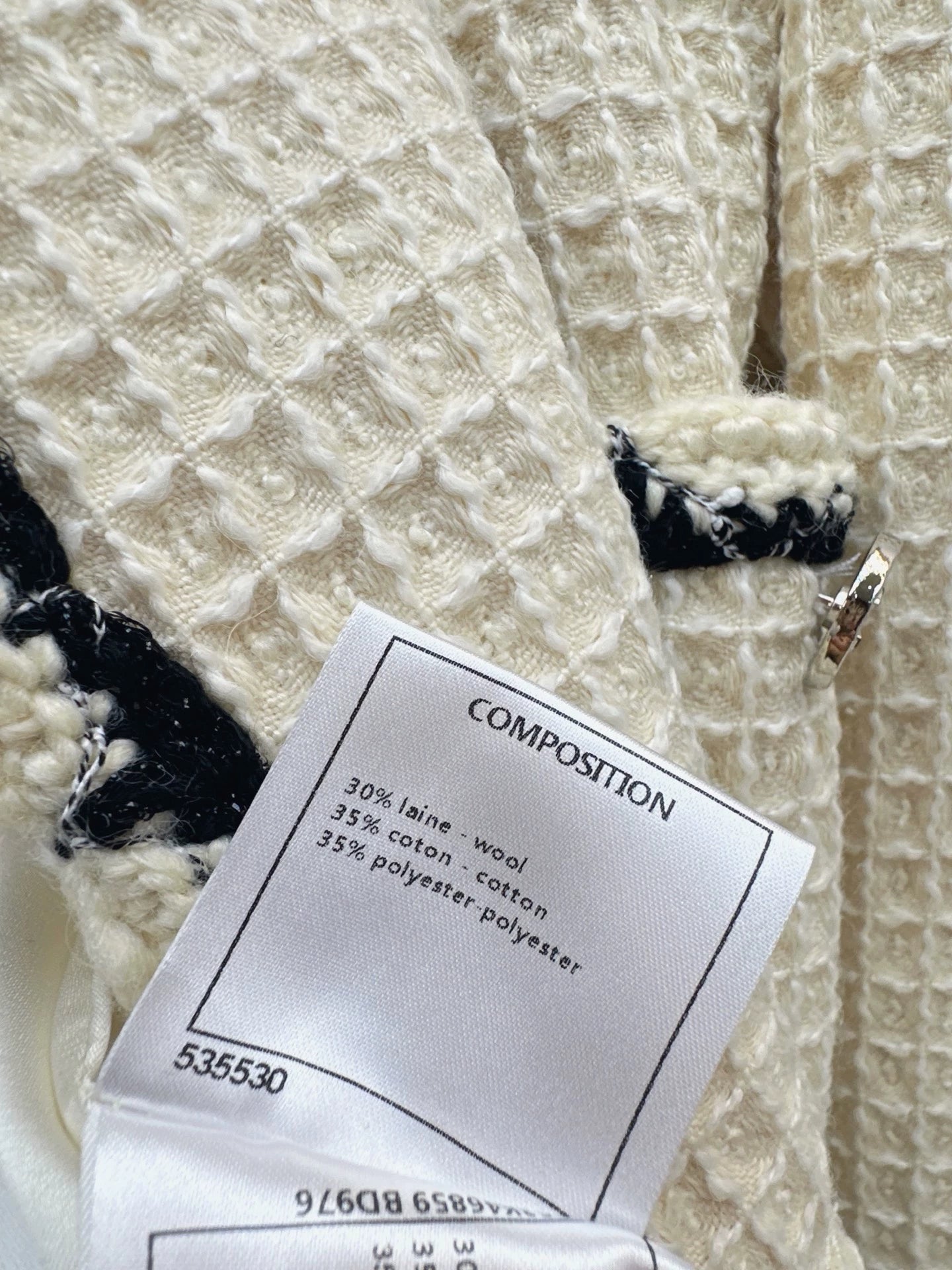 C 25 New double-breasted woven tape trim design stand collar jacket