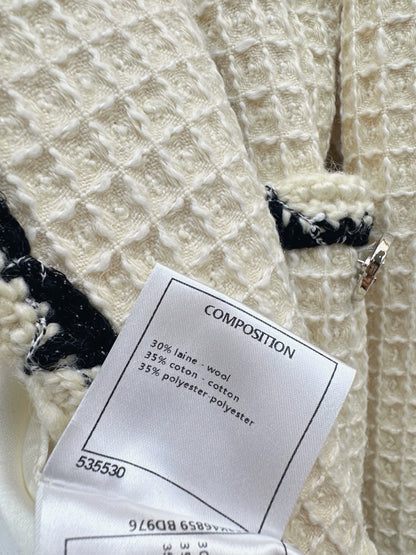 C 25 New double-breasted woven tape trim design stand collar jacket