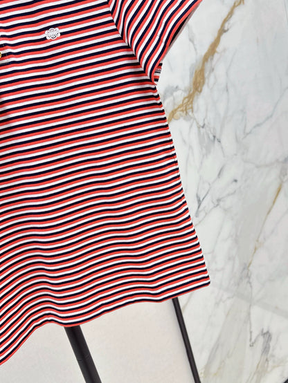 Ce 25 Spring/Summer Latest Striped Short Sleeve T-Shirt