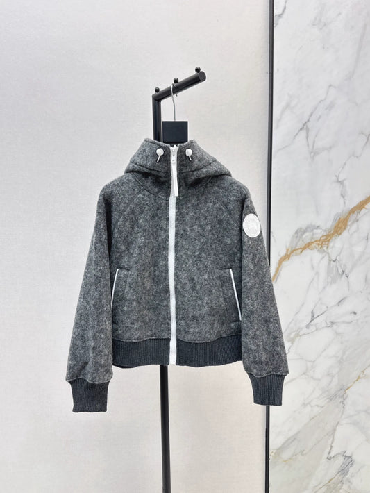 25 Wool sports sweatshirt jacket