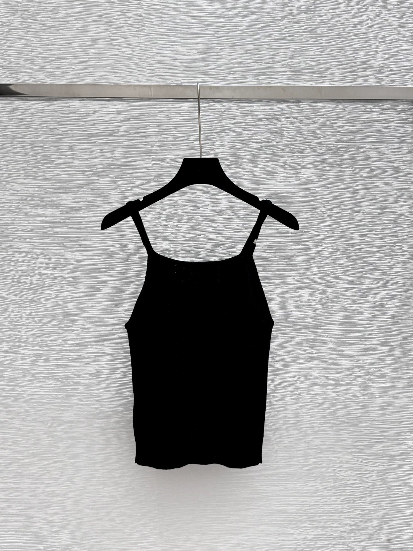 C 25 New Solid Color Simple Knit Suspenders