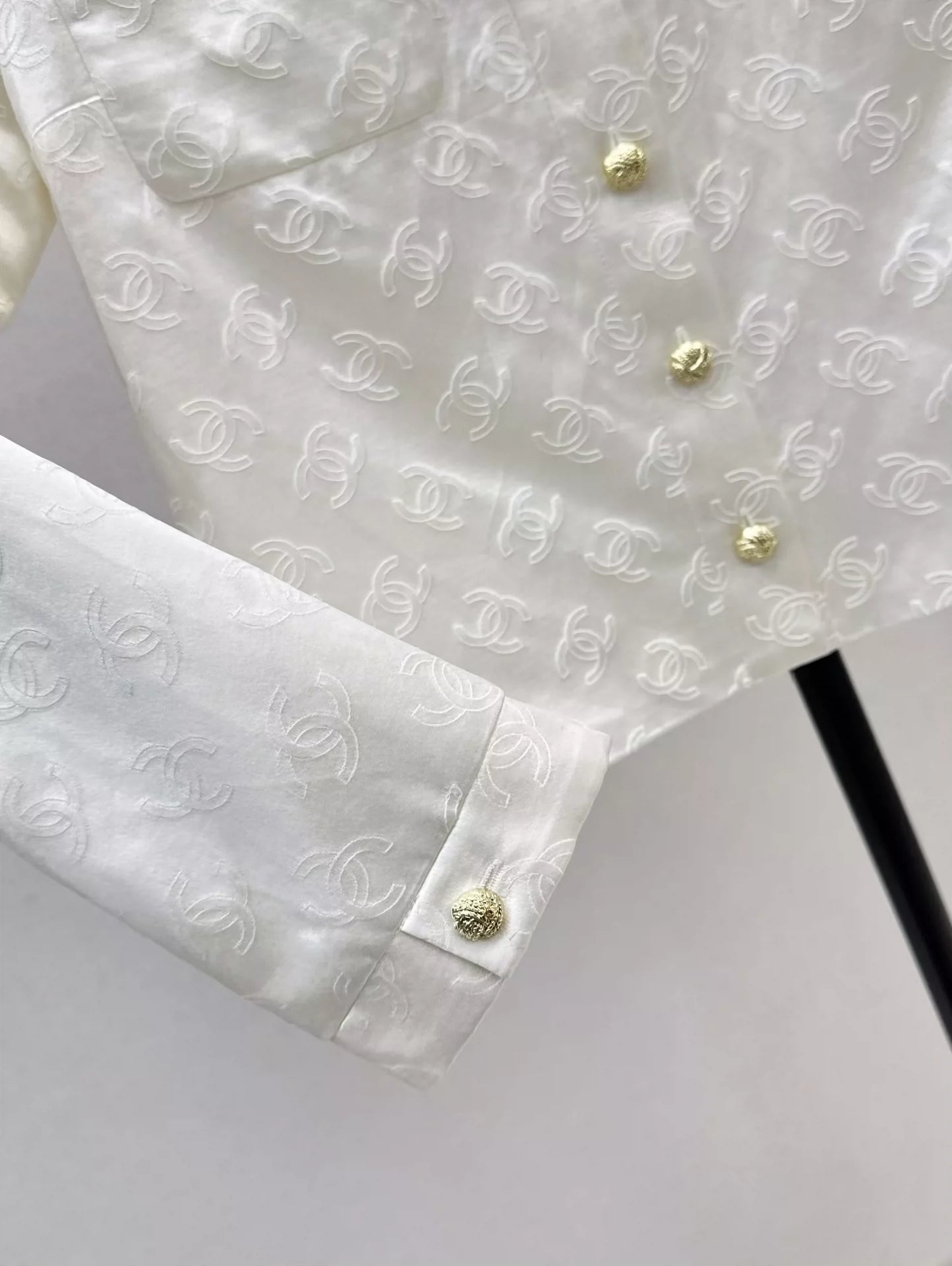 C 25 Silk logo jacquard jacket