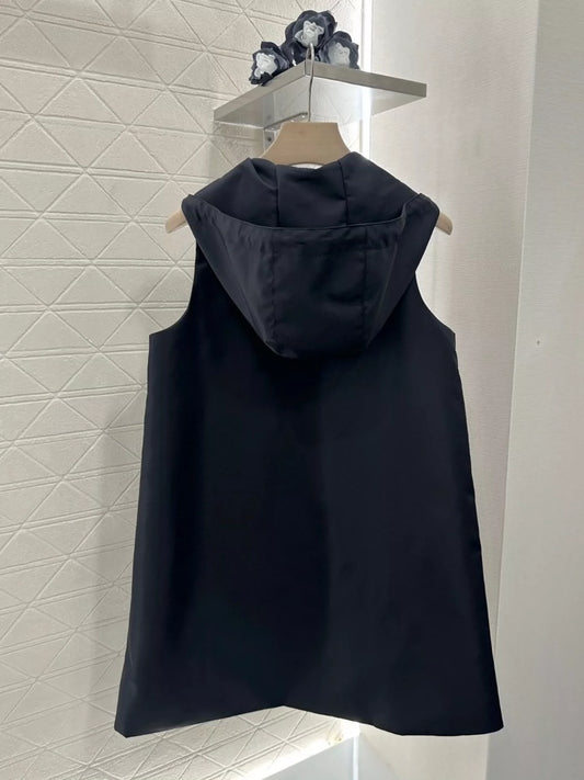 p 25 Spring/Summer New Lapel Hooded Tank Dress