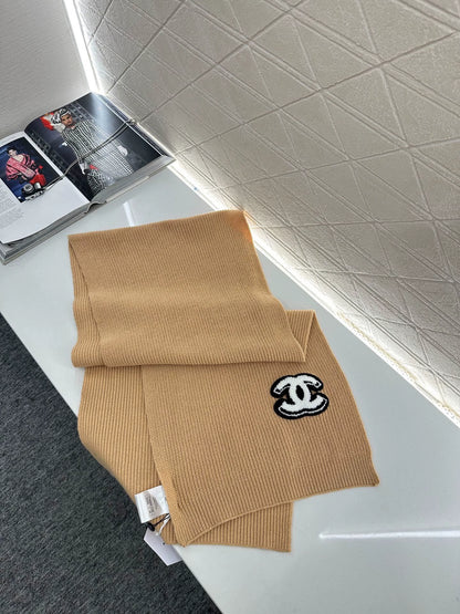C 25 Logo cashmere scarf