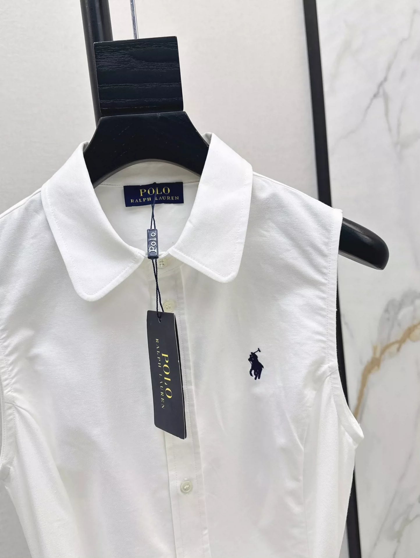 Ra 25 Spring Summer New Embroidery Lapel Sleeveless Dresses