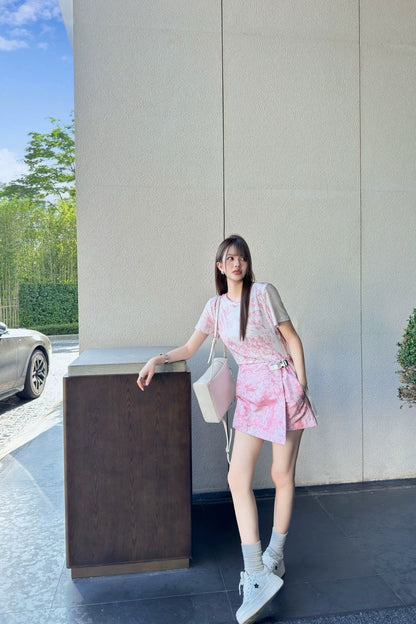 D 25 New Animal Jungle Printed Button Down Dress Pants