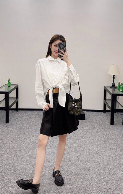 lo 25 Early Spring New Style Irregular Shirt