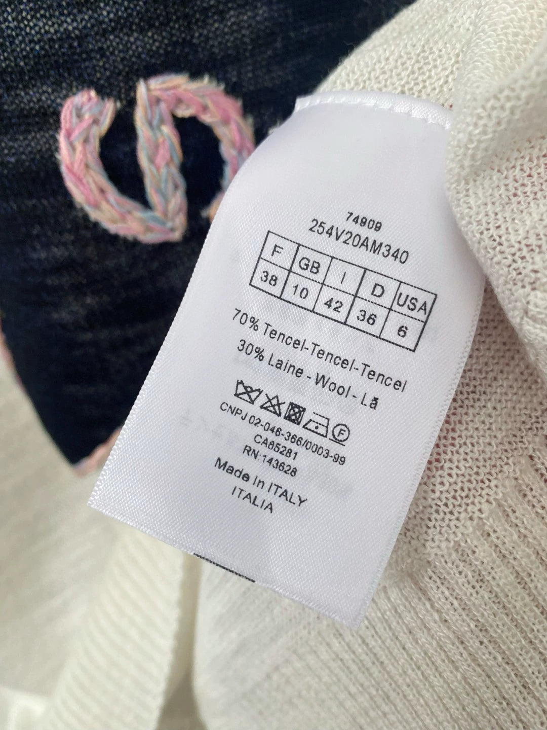 D 25 New Color Clash Stars Round Neck Short Sleeve Knit Top（white sapphire blue yellow ）