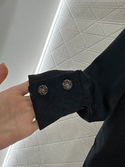 C 25 Jacquard Diamond Pocket Shirt