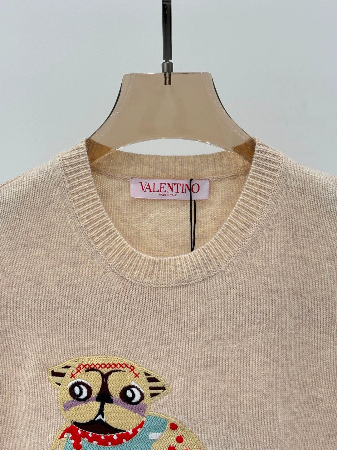 V 25 Frühen Herbst Neue Rundhals Kontrast Tier Muster Gestrickte Lange 