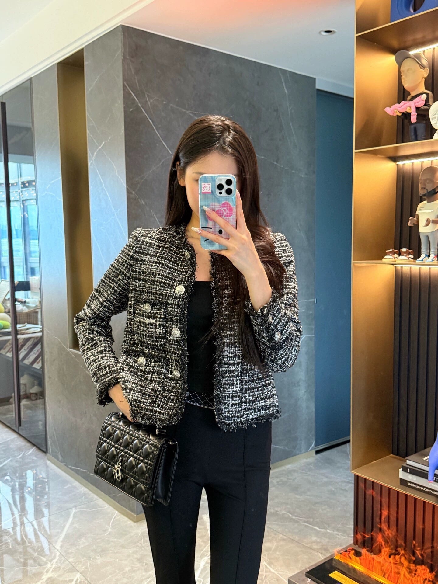 C 25 Tweed jacket with trim