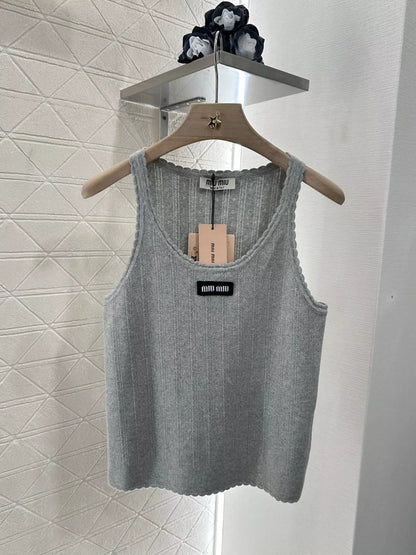 M 25 Spring/Summer 25 Lace Knit Tank Top