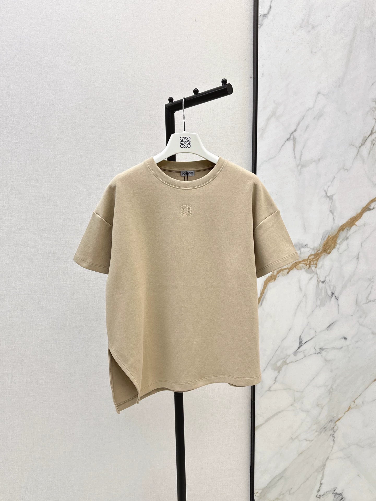 LO 25 Spring and Summer New Irregular Short Sleeve T-shirt