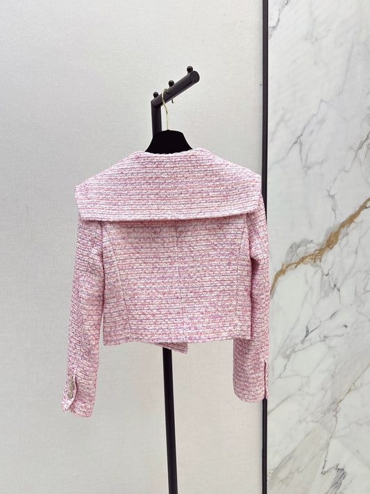 C 25fw Pink lapel jacket