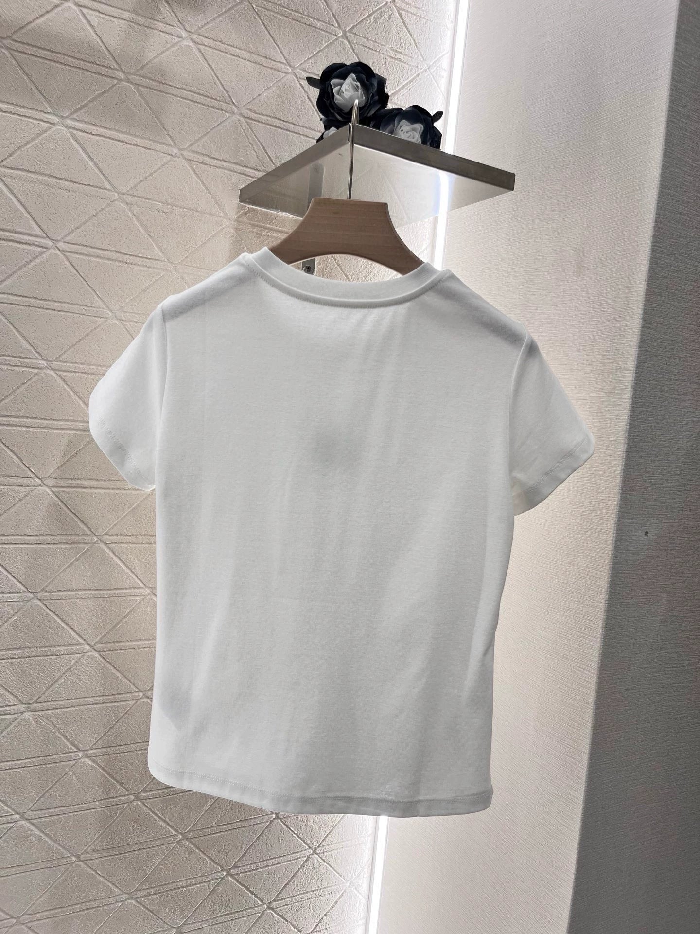C 25  Embellished Logo Short Sleeve T-Shirt