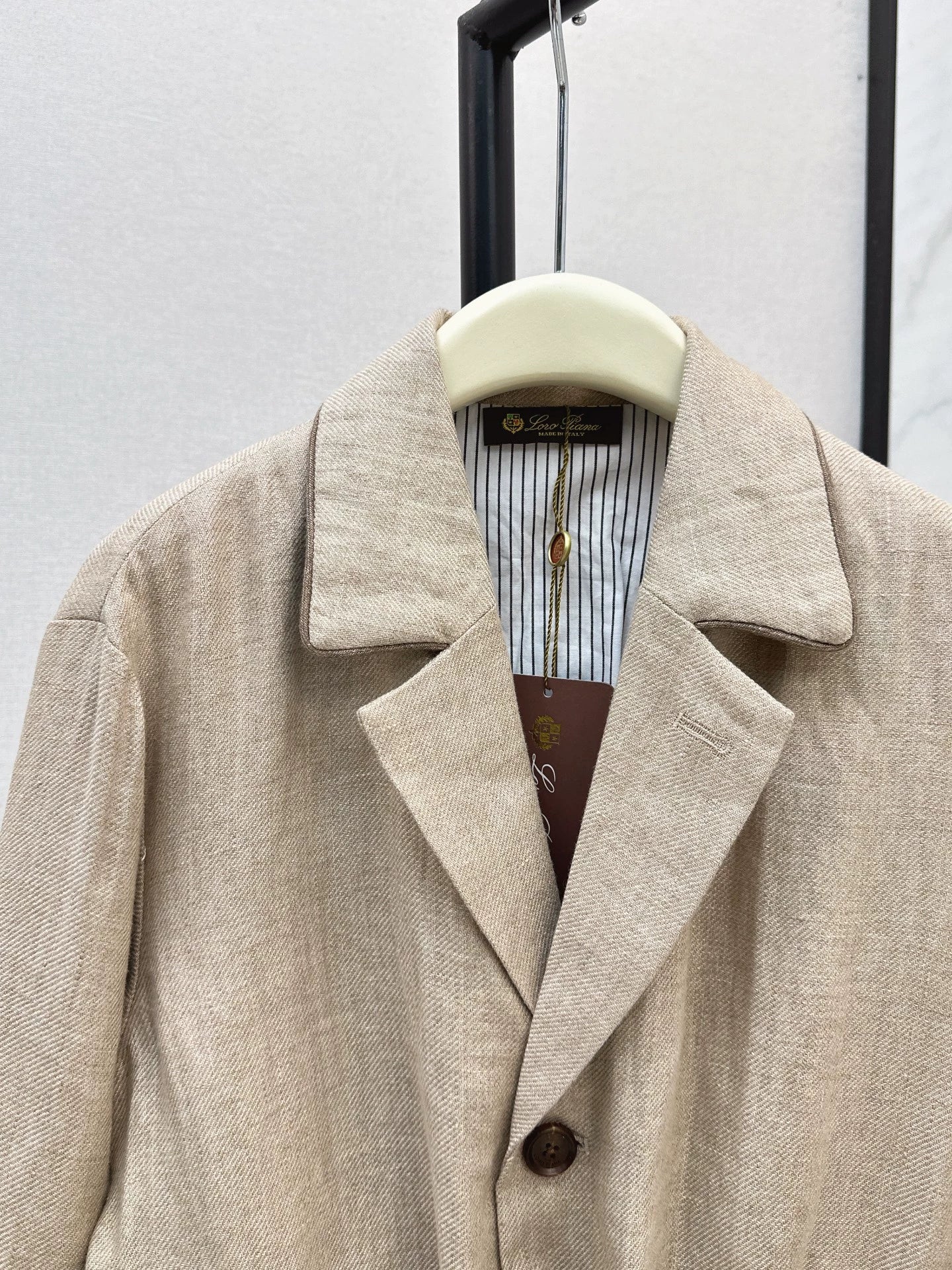 LOR 25 British retro home leisure linen jacket