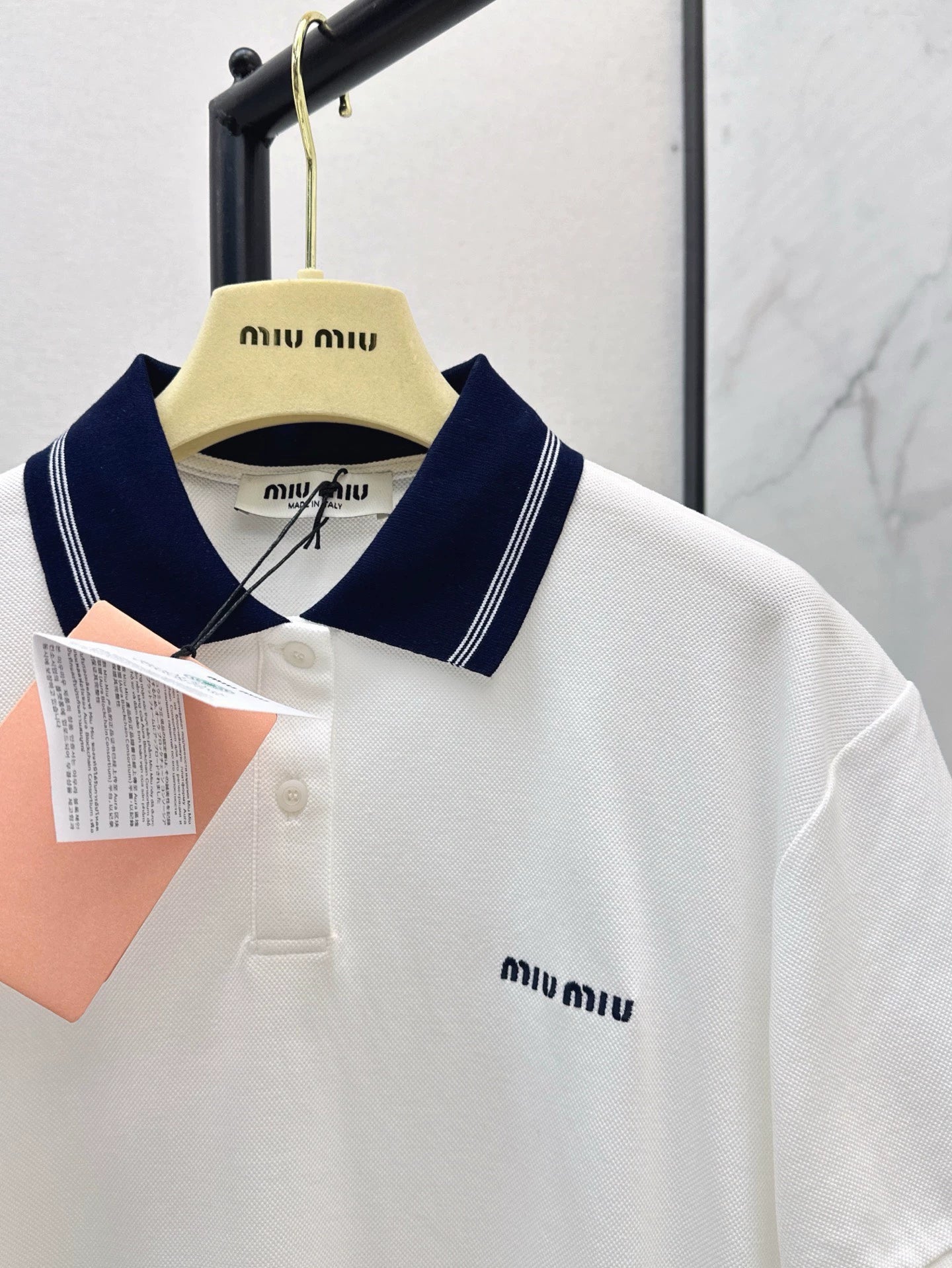 M 25 embroidered logo short sleeve