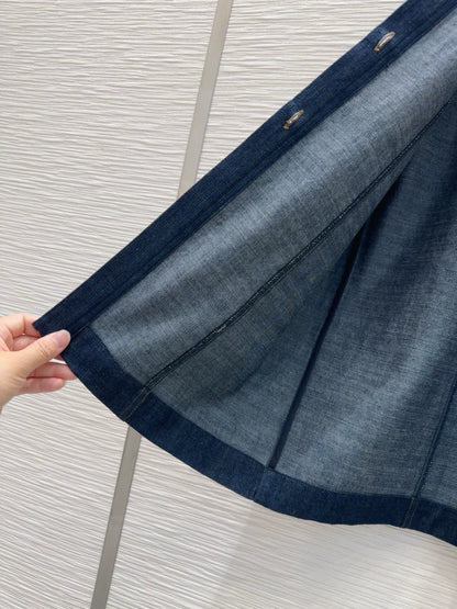 D 25 Super chic new denim dress!