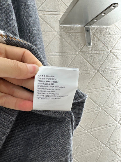 P 25 Diamond Knit Cardigan