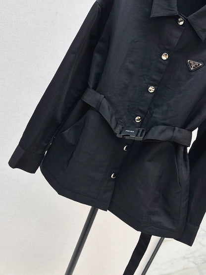 Pr 25 Shirt-style functional button jacket