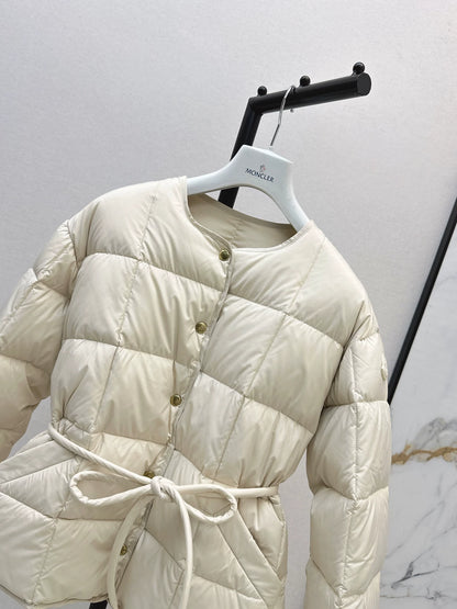 Mon 25fw New Puffer Crew Neck Down Jacket